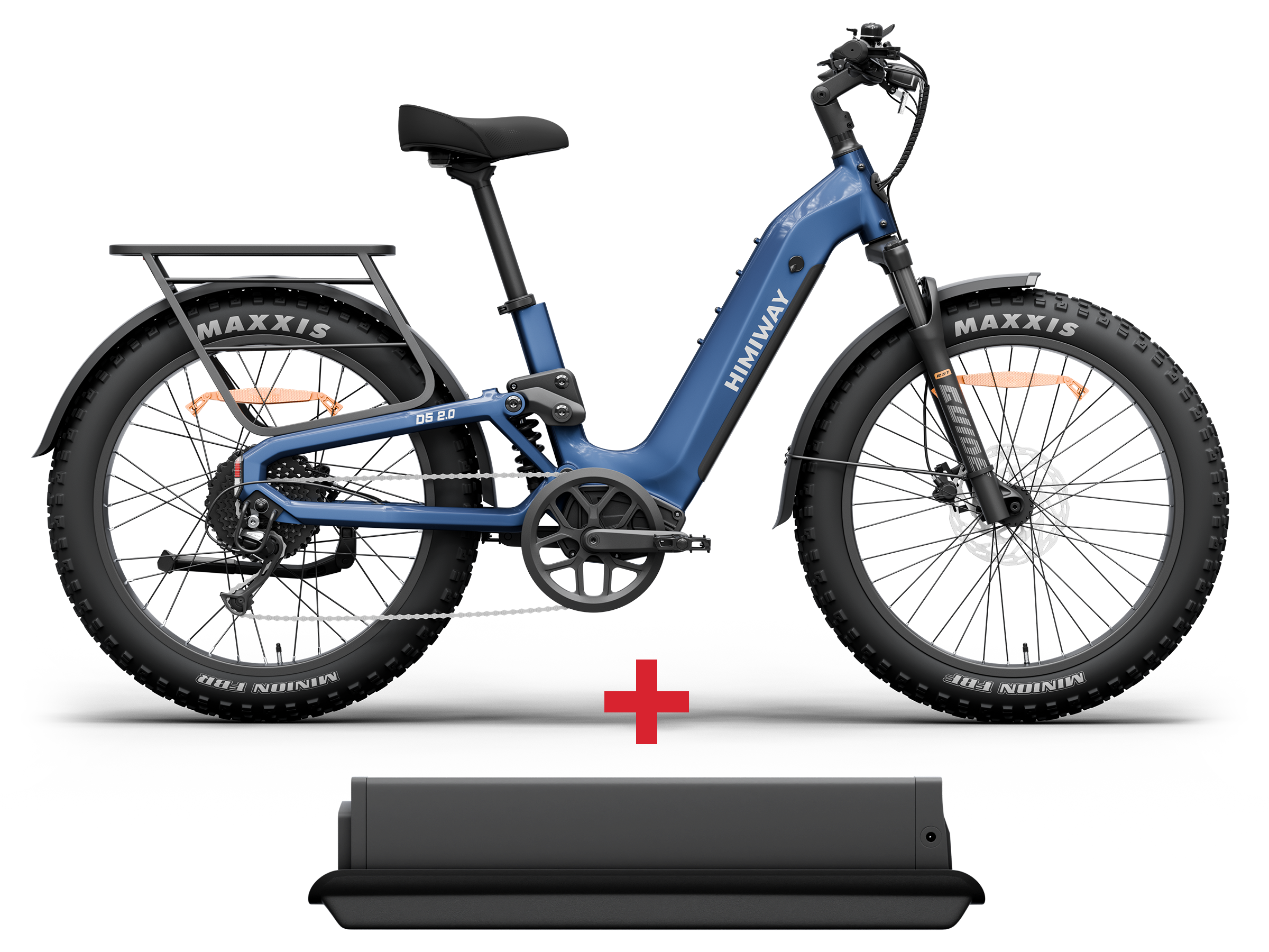 Himiway D5 2.0 ST Ebike Trekking Blu Notte 15Ah 750W