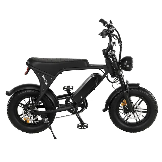 OUXI V8 Mini Fat Bike Elettrica 500W Nera 7 Marce