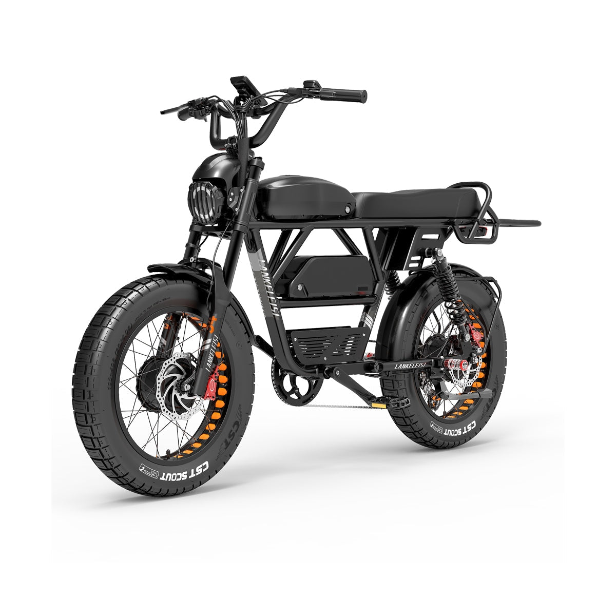 Lankeleisi X-Cavaliere Nero E-bike 2x1000W nera fat