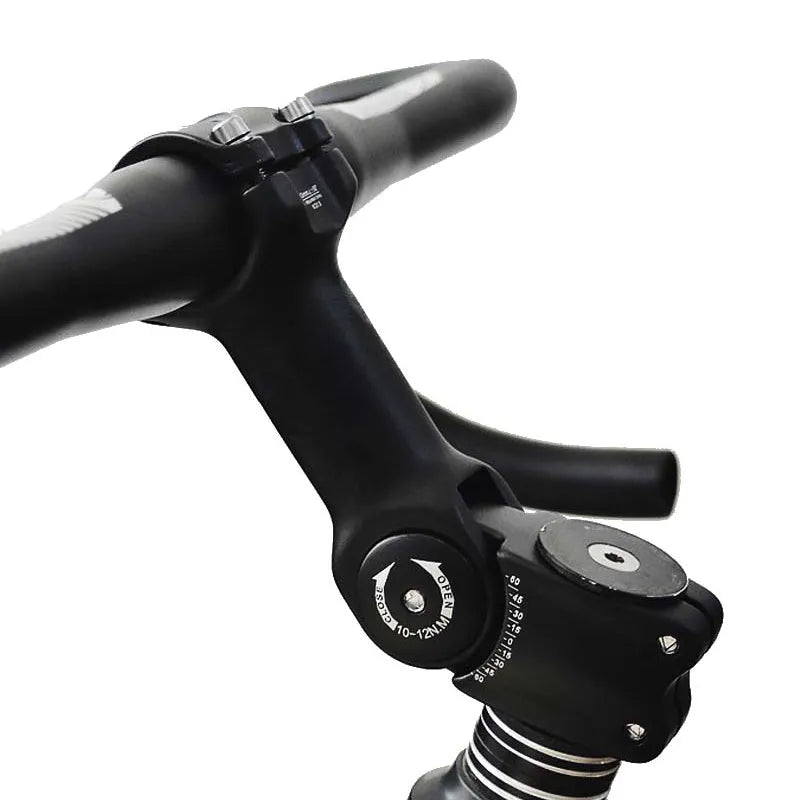 Himiway Attacco Manubrio Bici Regolabile 31,8 mm Nero