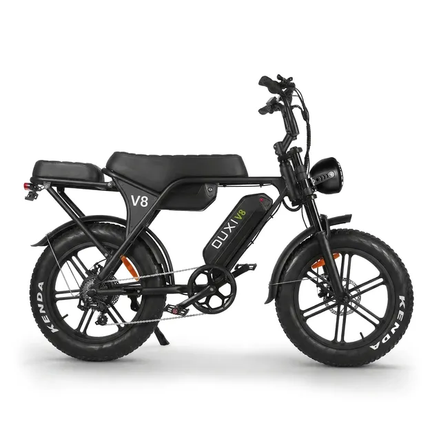 OUXI V8 Max 1500W Bici Elettrica Nera Doppia Batteria