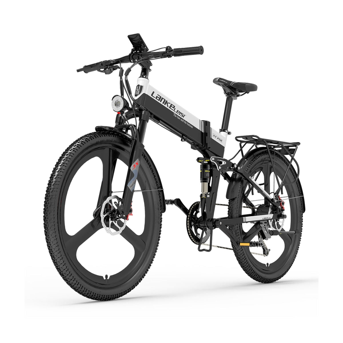 Lankeleisi XT750 Sports bici elettrica White 250W fat bike trekking