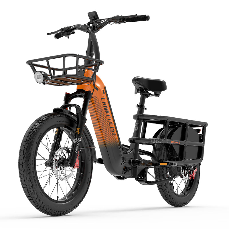 Lankeleisi Wombat-1 Bici Elettrica 250W Grigia Fat Bike