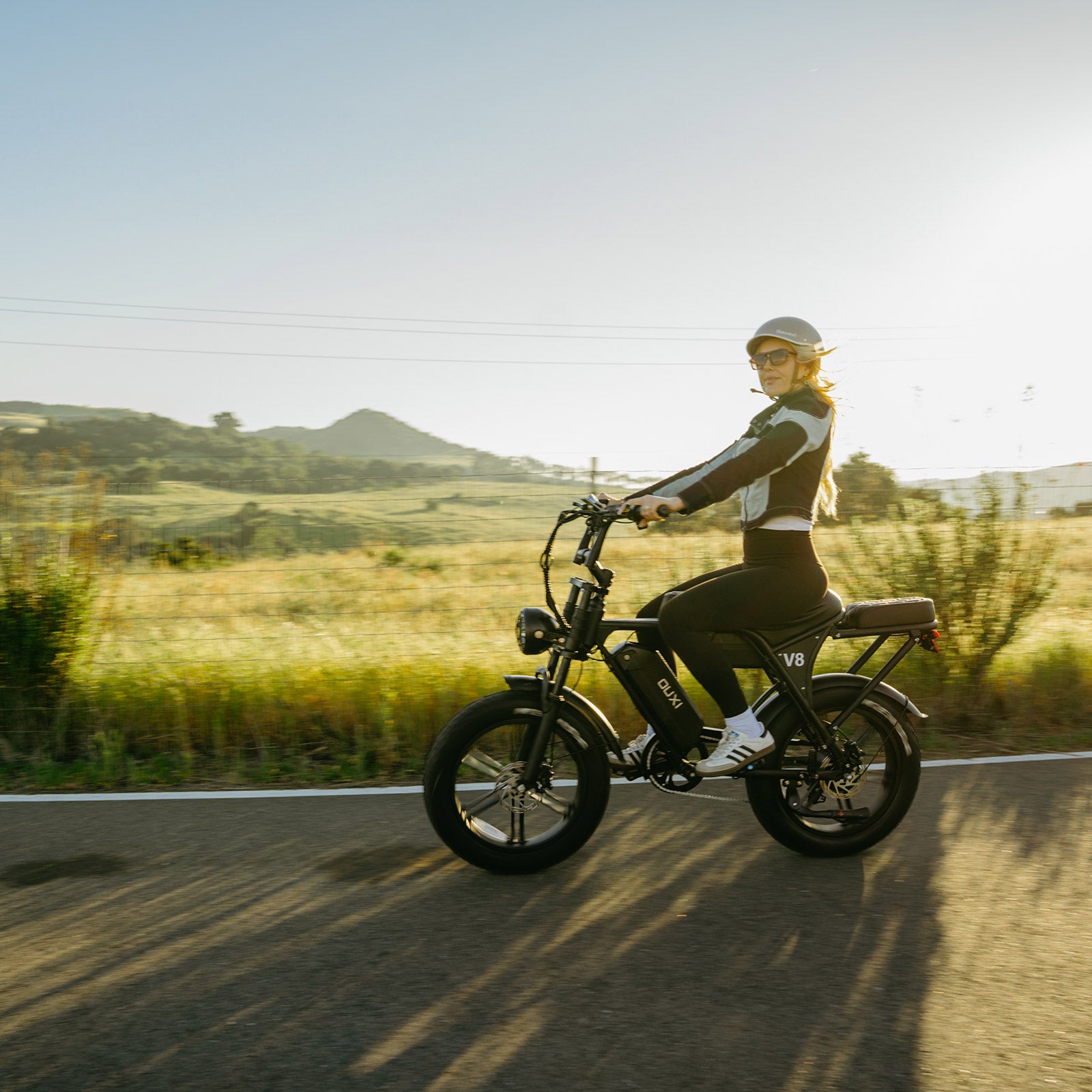 OUXI V8 Max 1500W Bici Elettrica Nera Doppia Batteria