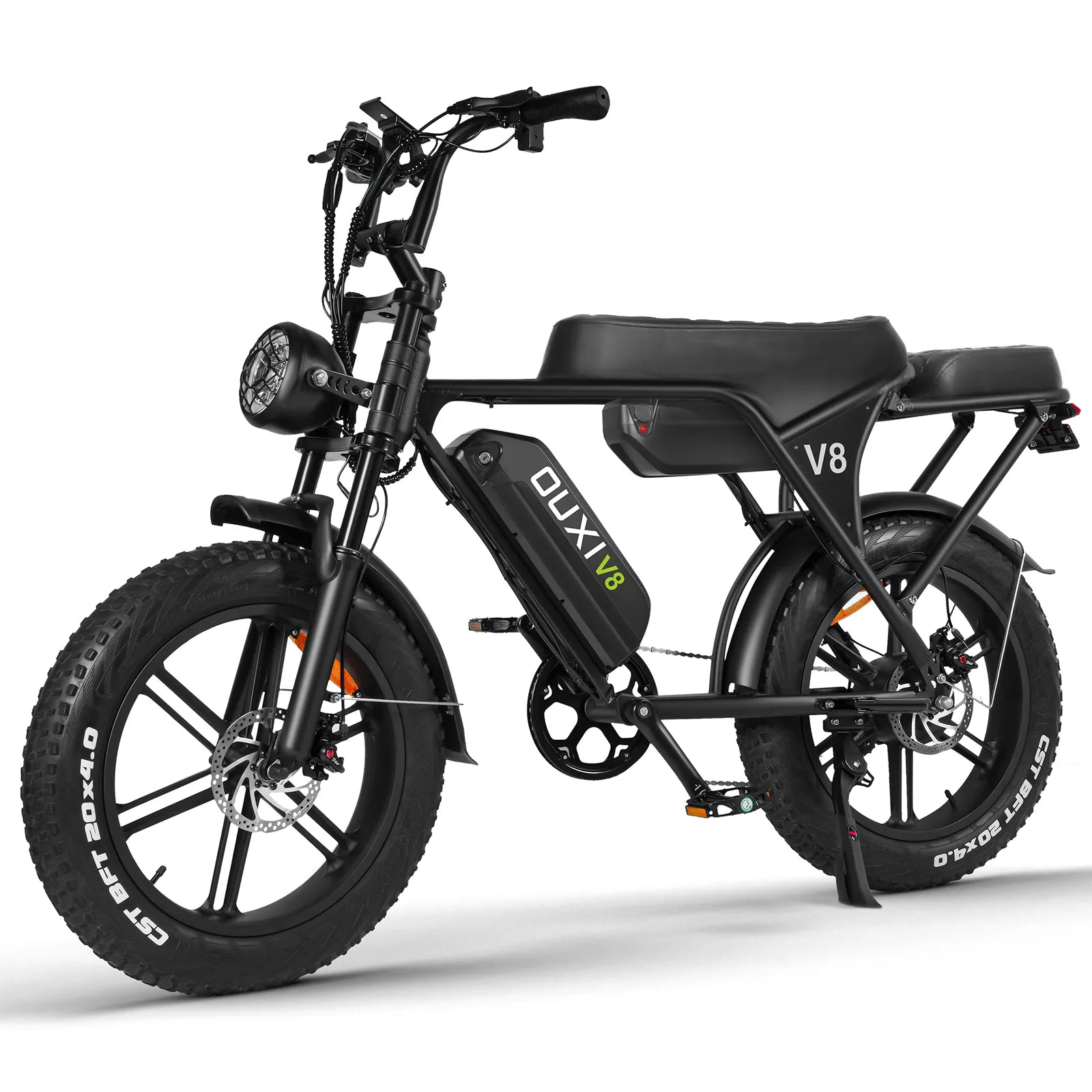 OUXI V8 Max 1500W Bici Elettrica Nera Doppia Batteria