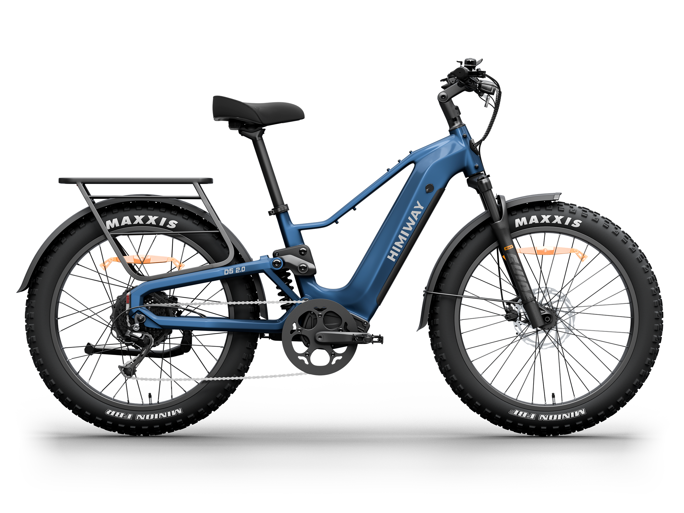 Himiway D5 2.0 bici elettrica full grigia 750W 15Ah