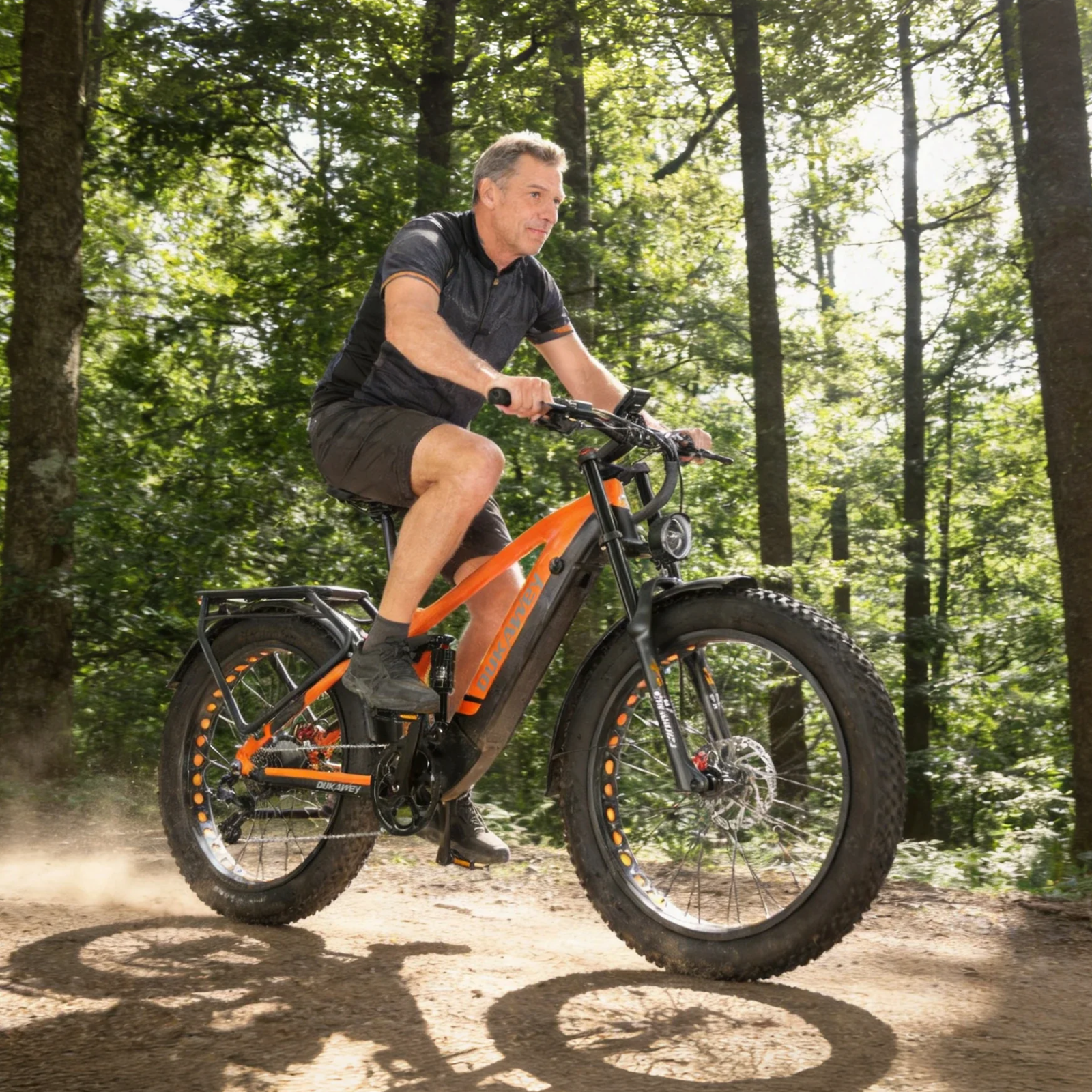 Lankeleisi E-bike Silvertip8 Bici Elettrica 250W Arancione