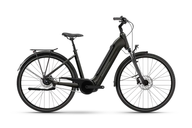 Winora Tria N5f bici elettrica city granite telaio basso M