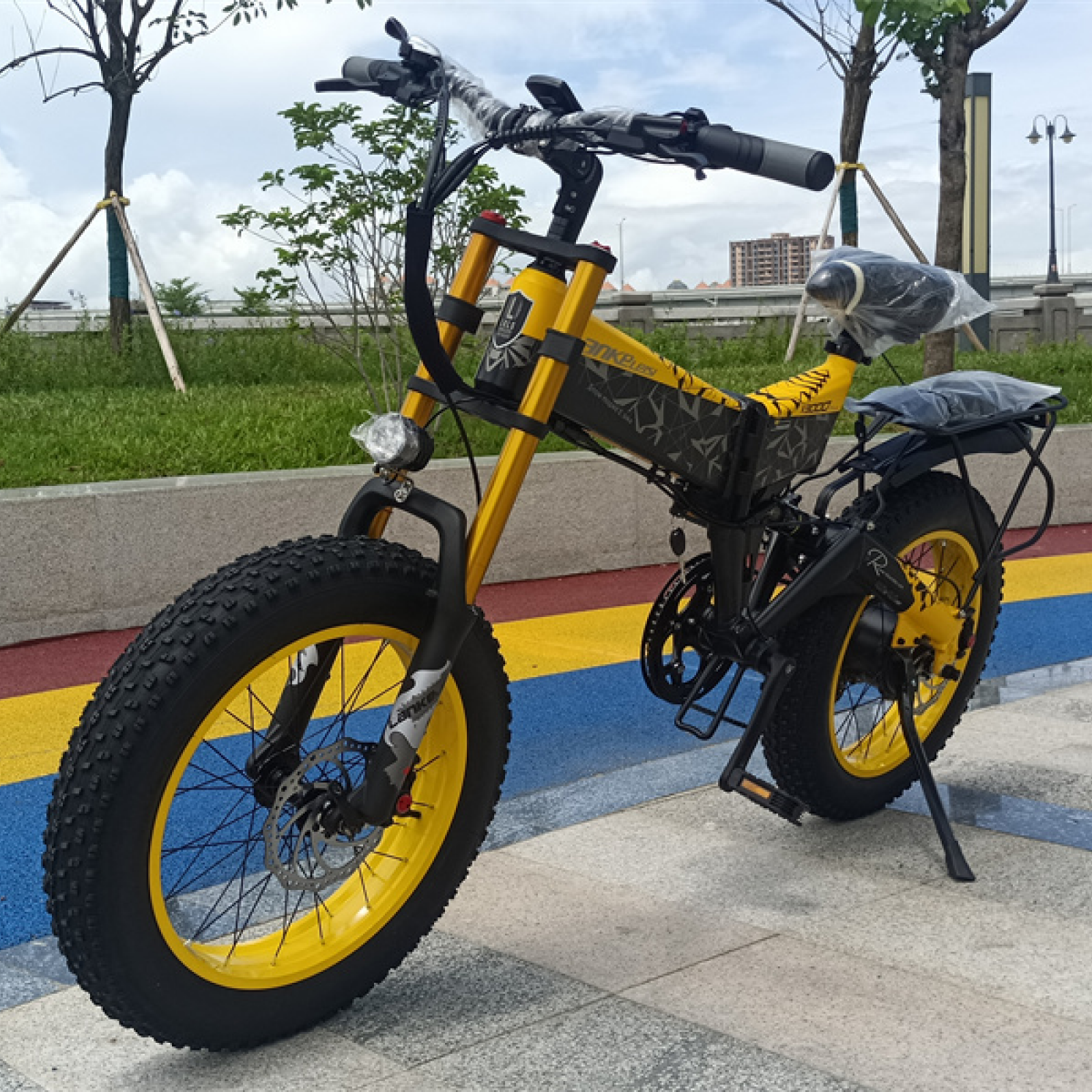Lankeleisi X3000PLUS-UP E-bike 1000W grigia fat
