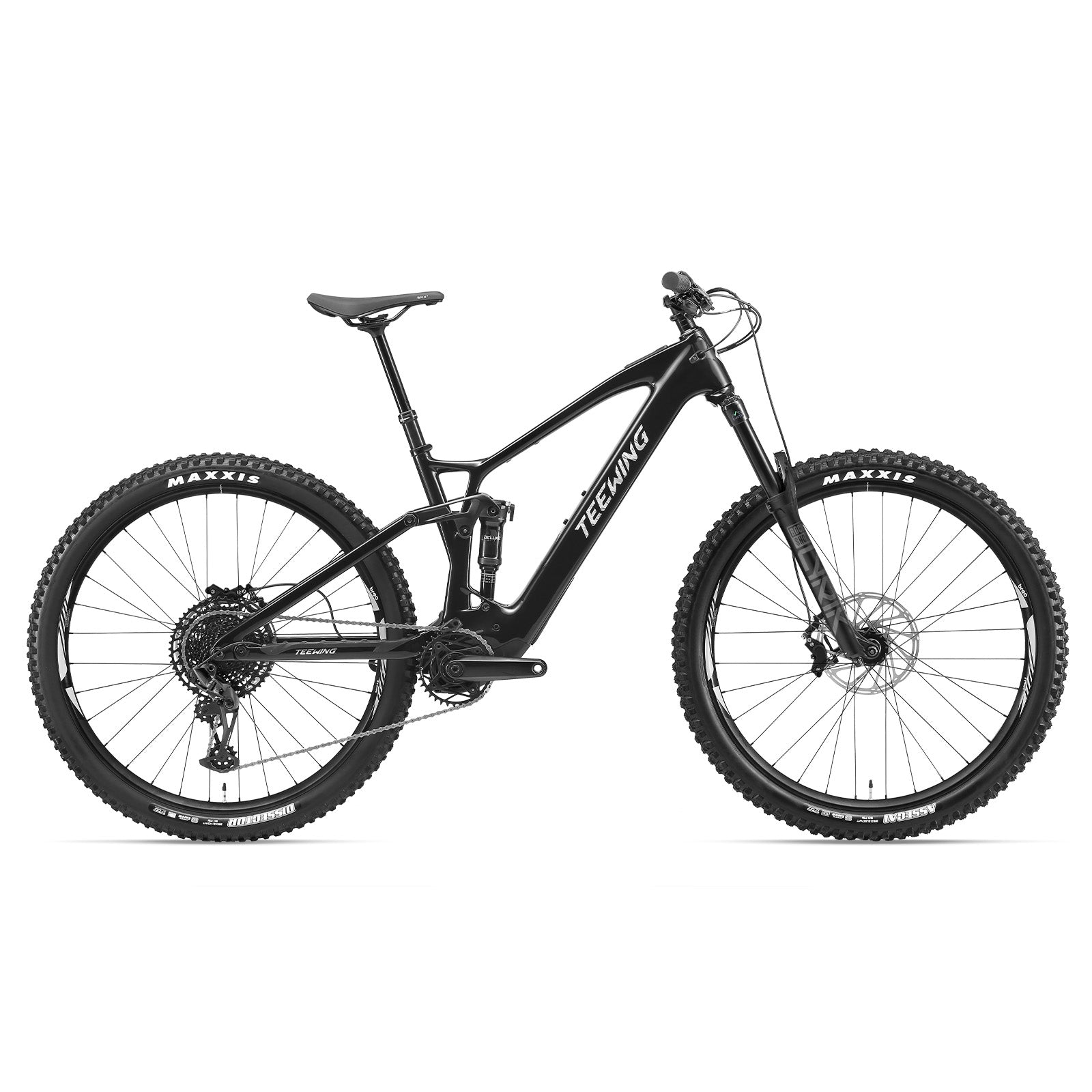 Teewing Turbo Force bici elettrica Cosmic Black 800Wh SRAM
