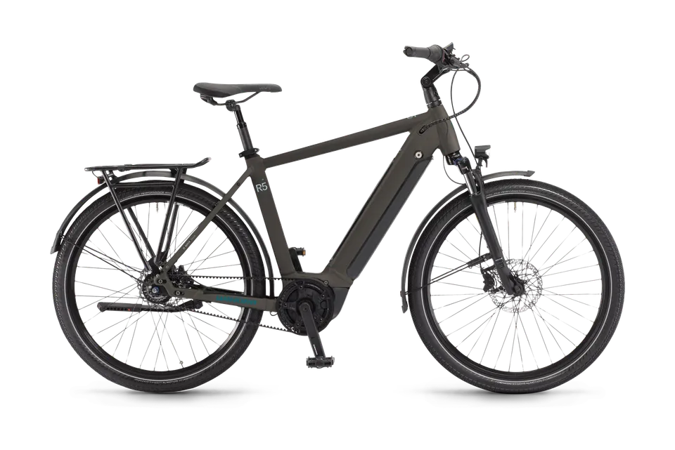 Winora Sinus R5 bici elettrica city telaio alto marrone