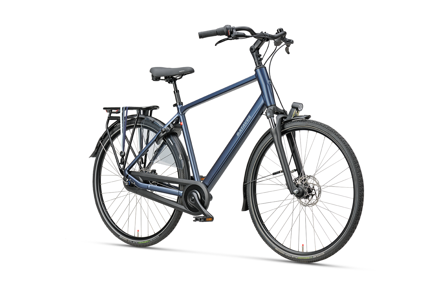 Batavus Senz Comfort bici elettrica blu telaio basso