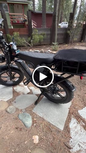 OUXI V8 Max 1500W Bici Elettrica Nera Doppia Batteria