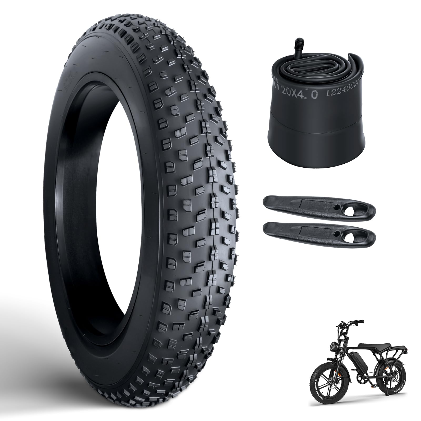 OUXI Camera d'Aria Fat Bike 20x4.0 E-Bike