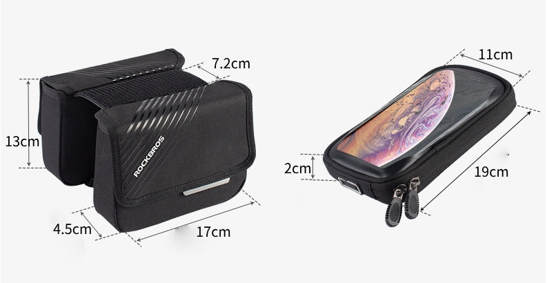 Lankeleisi Accessori Bici Elettrica Borsa da Sella Nera
