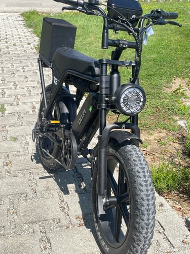 OUXI V8 Fat Bike Elettrica 750W Nera 48V 15Ah