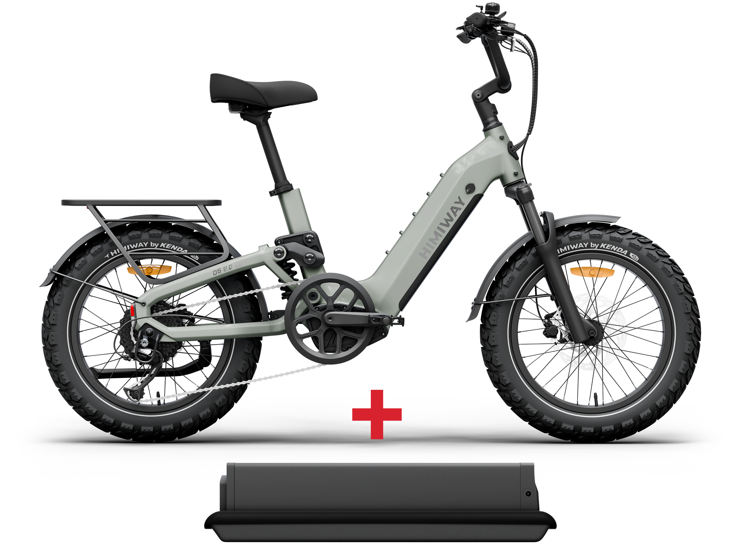 Himiway D5 2.0 20 bici elettrica salvia 750W 90Nm