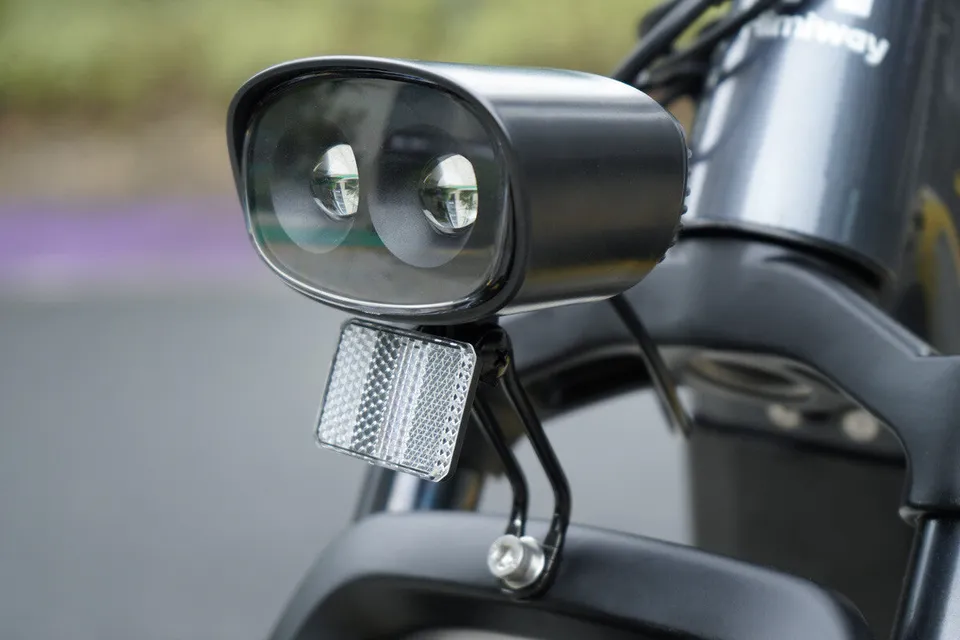 Himiway Safety Headlight Fanale Bici LED Connettore Femmina