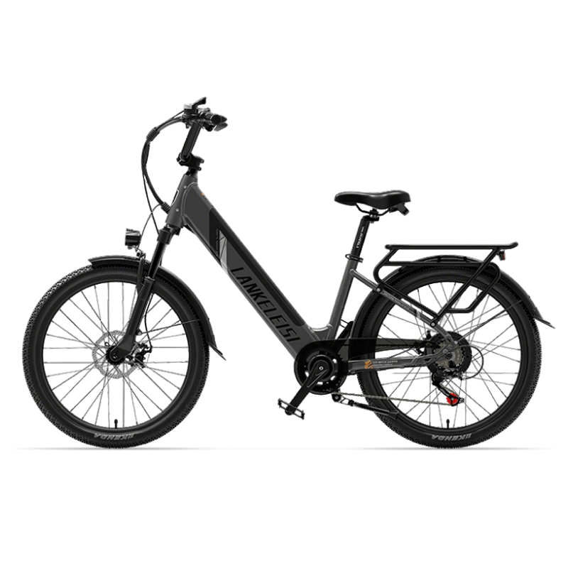 Lankeleisi ES500PRO bici elettrica Red 250W telaio city fat bike