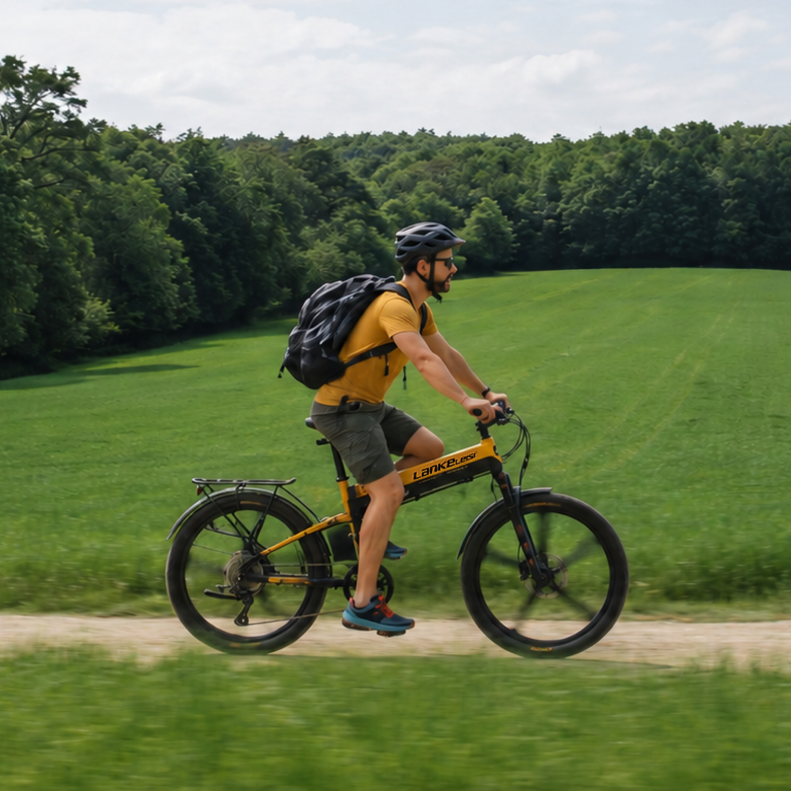Lankeleisi XT750 Sports bici elettrica White 250W fat bike trekking
