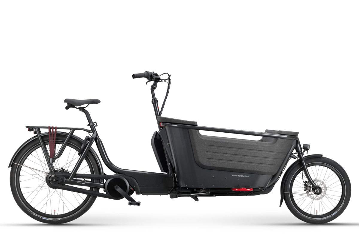 Batavus Fier 2 cargo bike elettrica nera Enviolo Uni