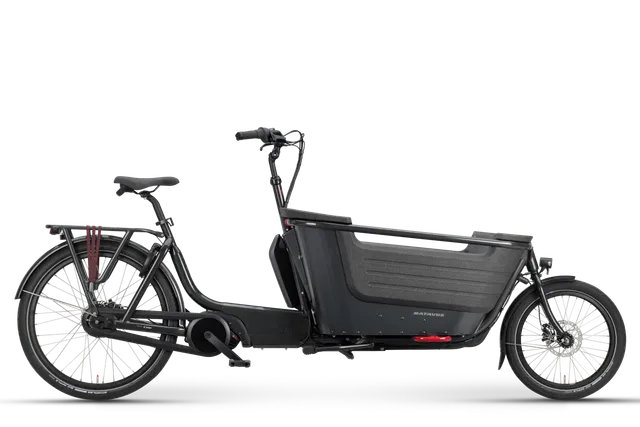 Batavus Fier 2 cargo bike elettrica nera Enviolo Uni