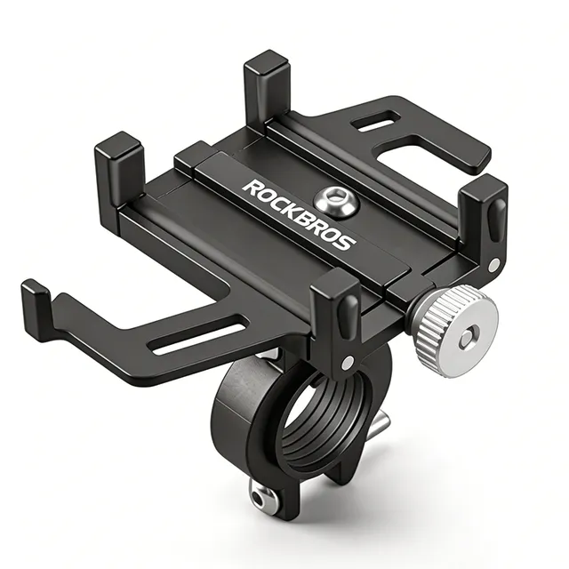 Lankeleisi supporto telefono bici alluminio Nero manubrio 31,8mm