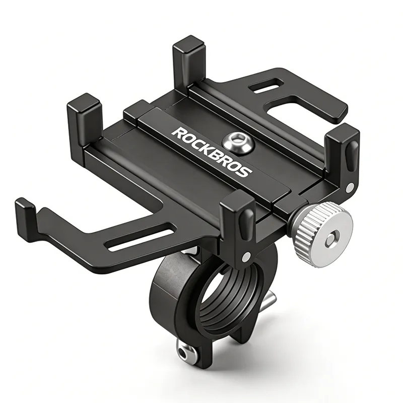 Lankeleisi supporto telefono bici alluminio Nero manubrio 31,8mm