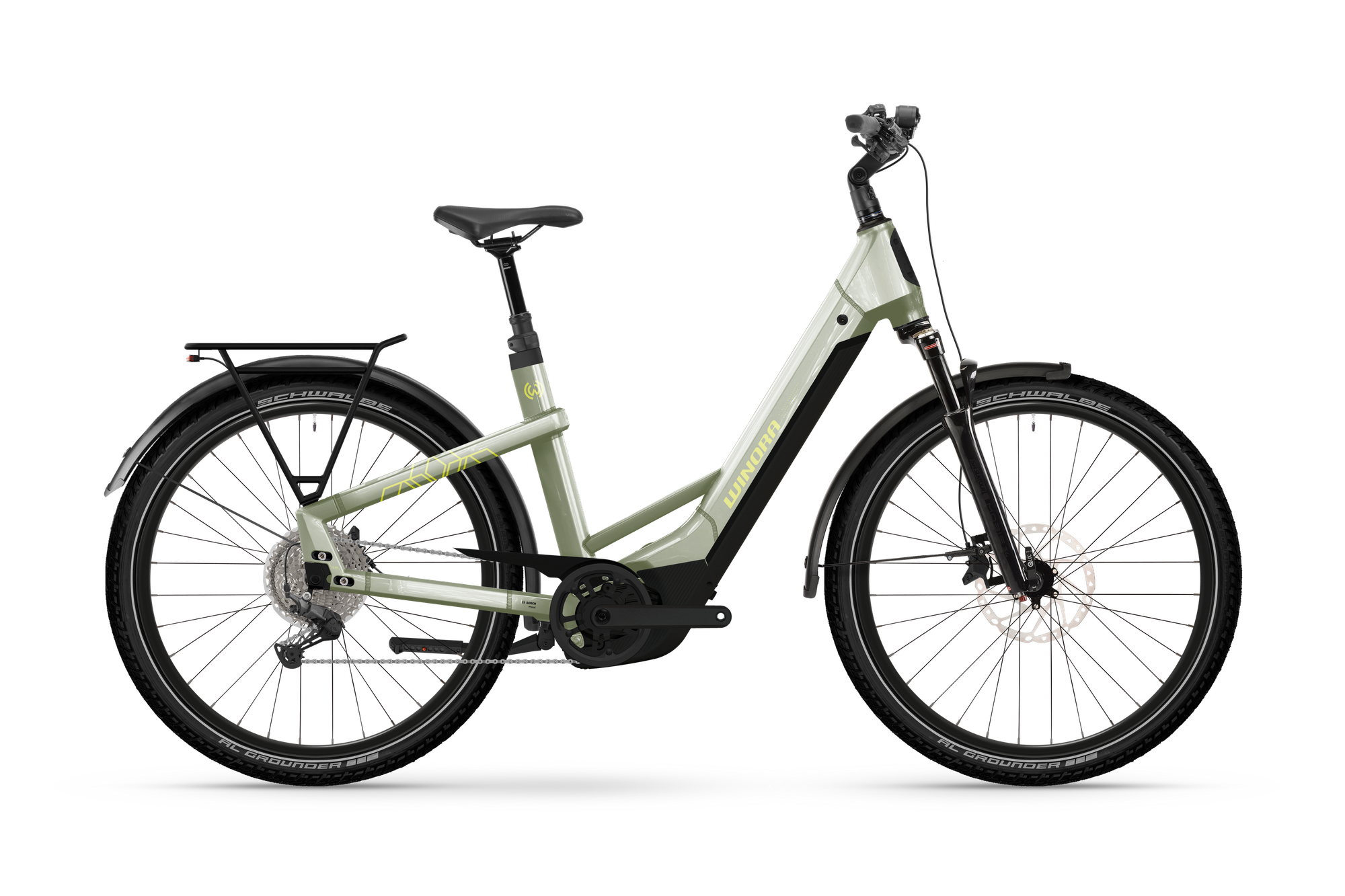 Winora Yakun X10 bici elettrica trekking Bosch 800Wh
