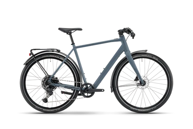 Winora E-Flitzer bici elettrica telaio alto grigia 16,5kg