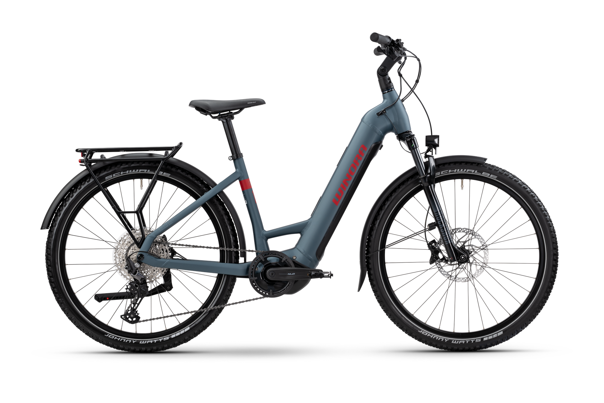 Winora Yucatan X12 bici elettrica telaio alto blu Yamaha