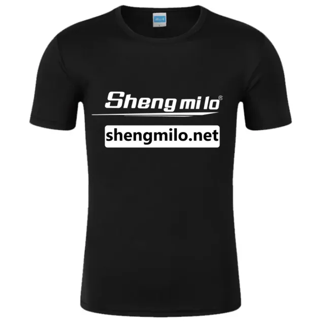 Shengmilo T-Shirt maglietta bici nera maniche corte