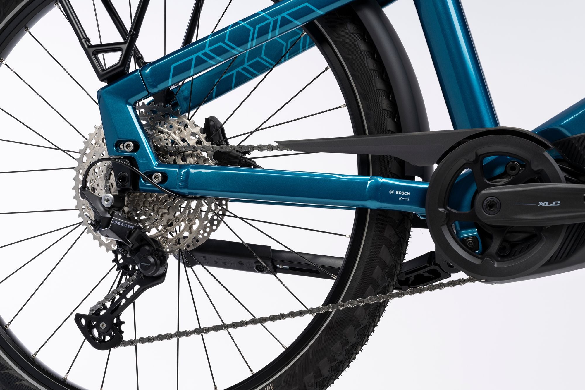 Winora Yakun X12 ebike trekking blu M 800Wh