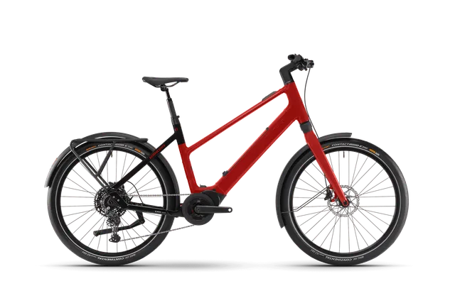 Winora iRide Pure X10 ebike city rossa M 400Wh