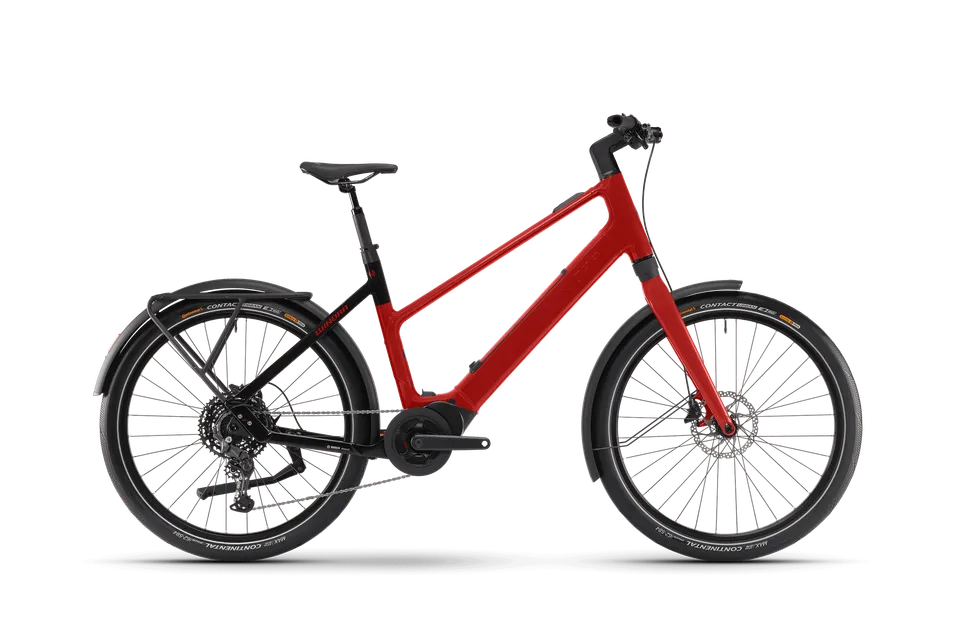 Winora iRide Pure X10 ebike city rossa M 400Wh