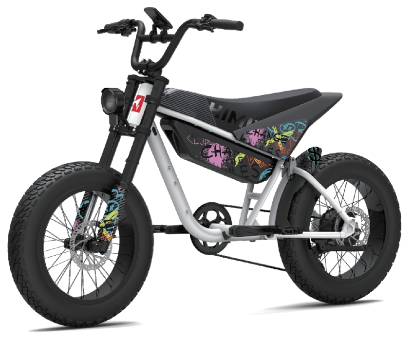 Himiway C5 Adesivo Skull sticker decorativo bici