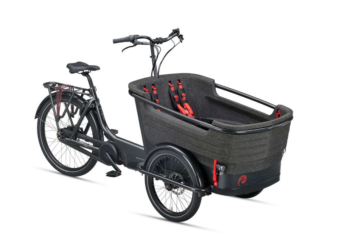 Batavus Fier 3 cargo bike elettrica nera taglia unica