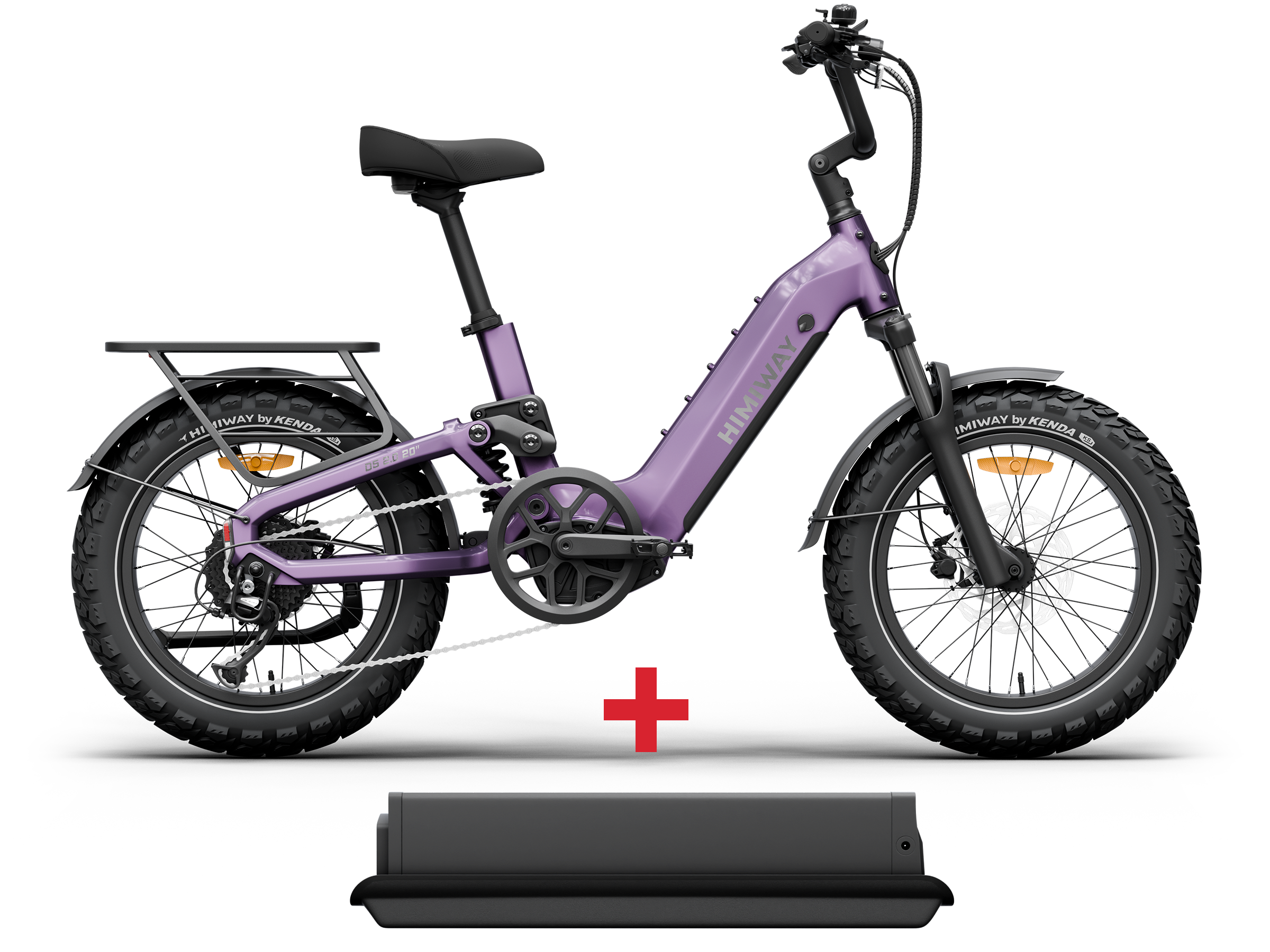 Himiway D5 2.0 20 bici elettrica salvia 750W 90Nm