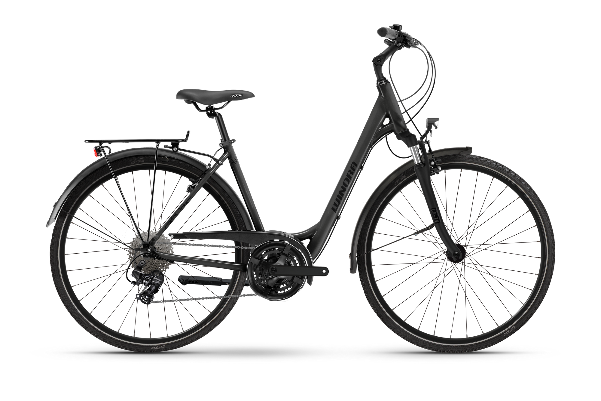 Winora Domingo X21 bici trekking telaio trekking 21v verde