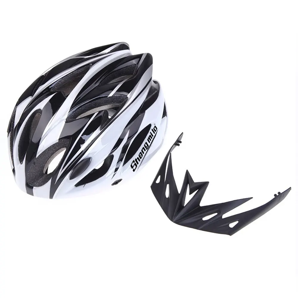 Shengmilo Casco Bici Ultraleggero con Visiera 54-62 cm