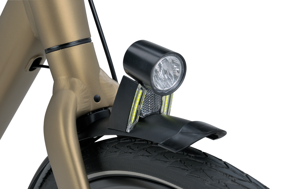 Batavus Senz Active Exclusive city bike telaio alto M oro cinghia