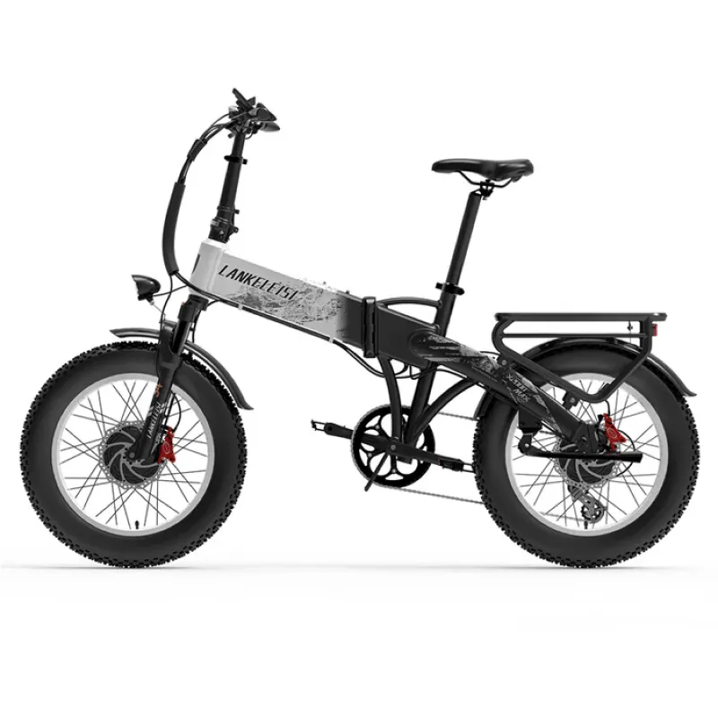 Lankeleisi X2000MAX bici elettrica fat bike 2x1000W arancione