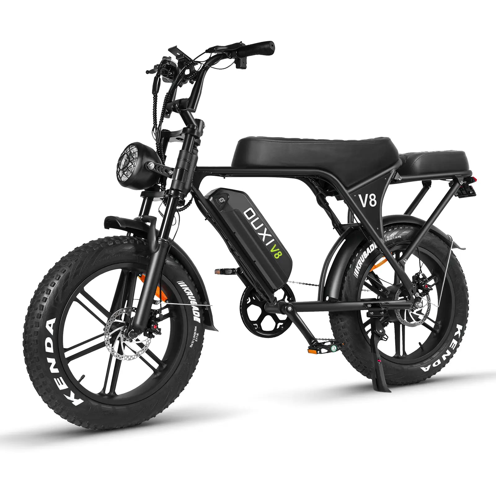 OUXI V8 Fat Bike Elettrica 750W Nera 48V 15Ah