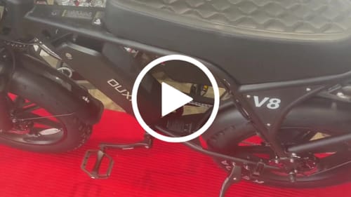 OUXI V8 Max 1500W Bici Elettrica Nera Doppia Batteria