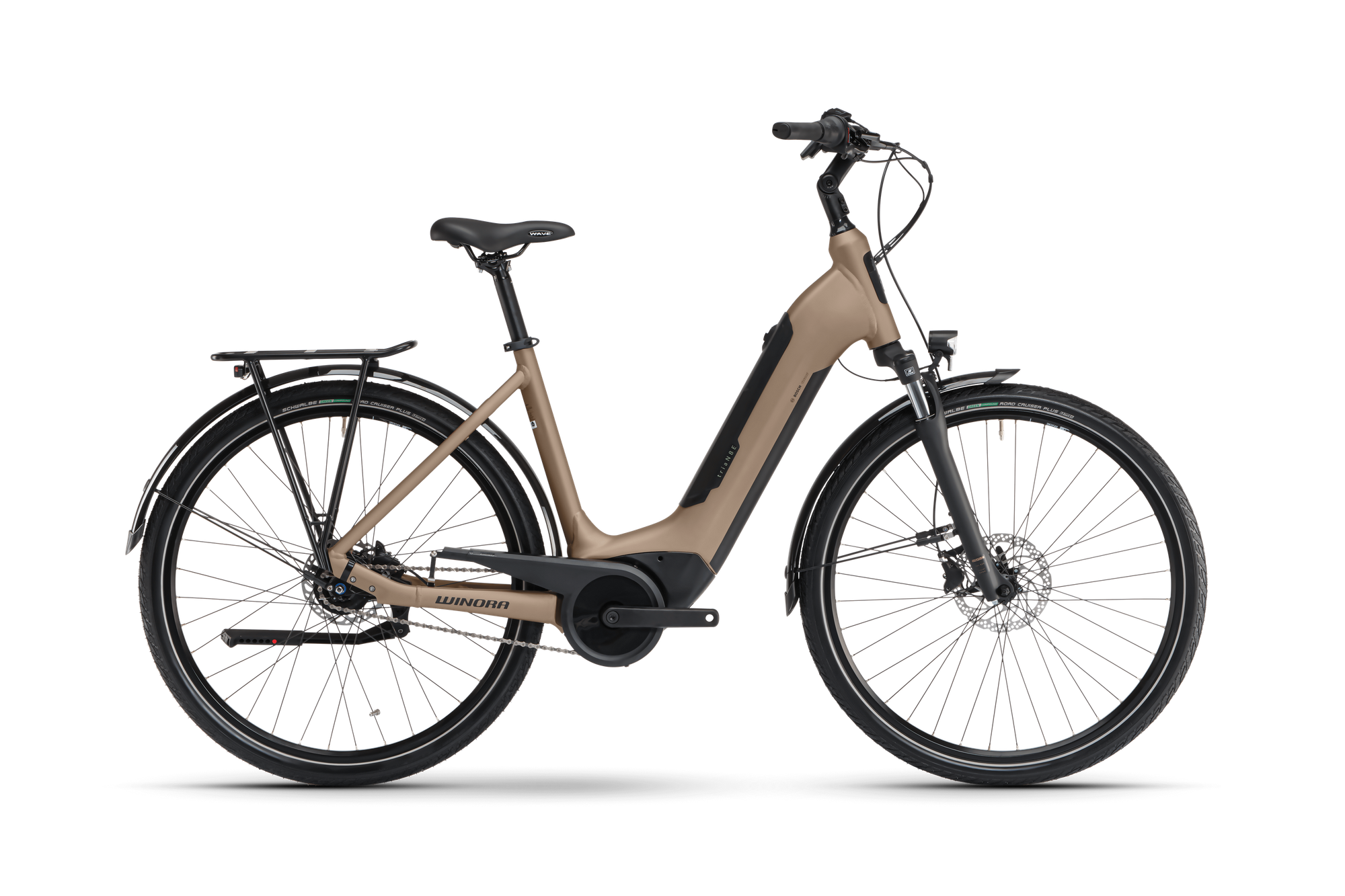 Winora Tria N8 E Low bici elettrica telaio city blu