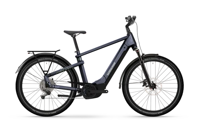 Winora Yakun X10E bici elettrica trekking viola night purple M