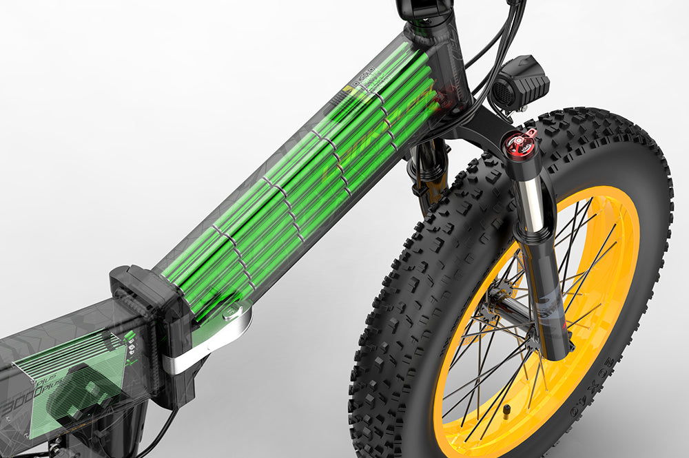 Lankeleisi Batteria Bici Elettrica 48V 20Ah Litio per X3000MAX RV800