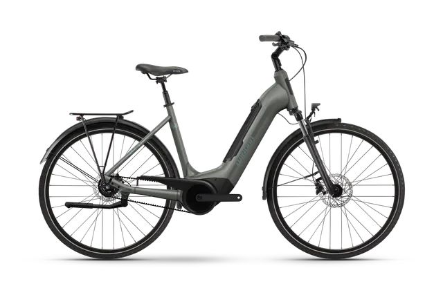 Winora Tria R8 bici elettrica cinghia telaio basso