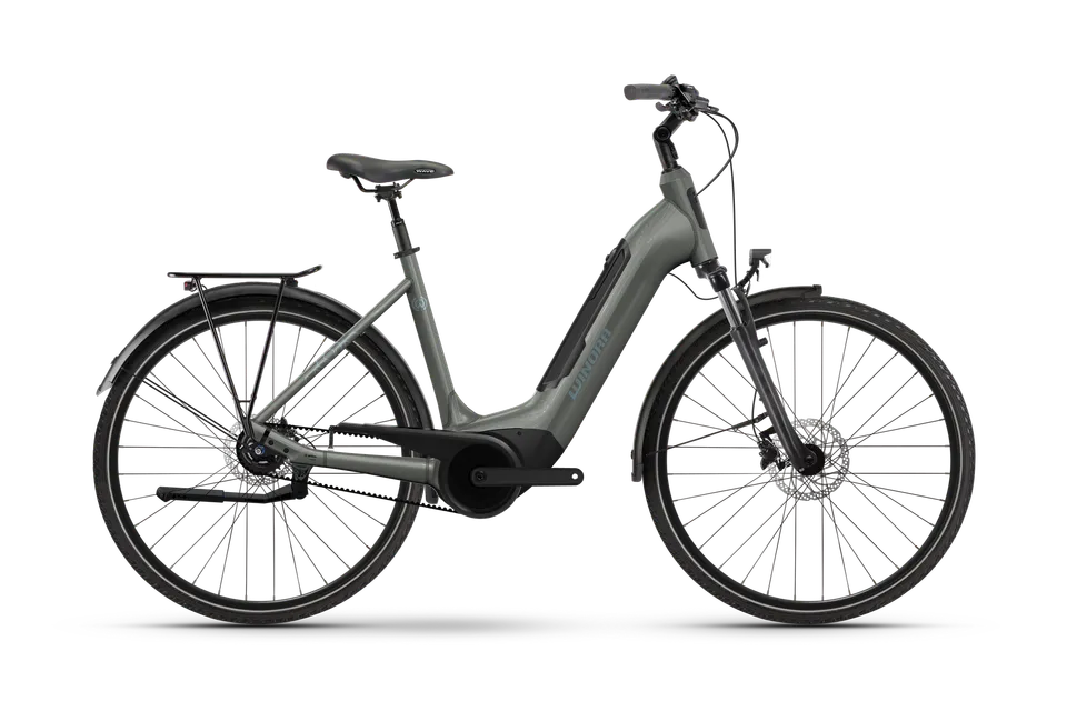 Winora Tria R8 bici elettrica cinghia telaio basso