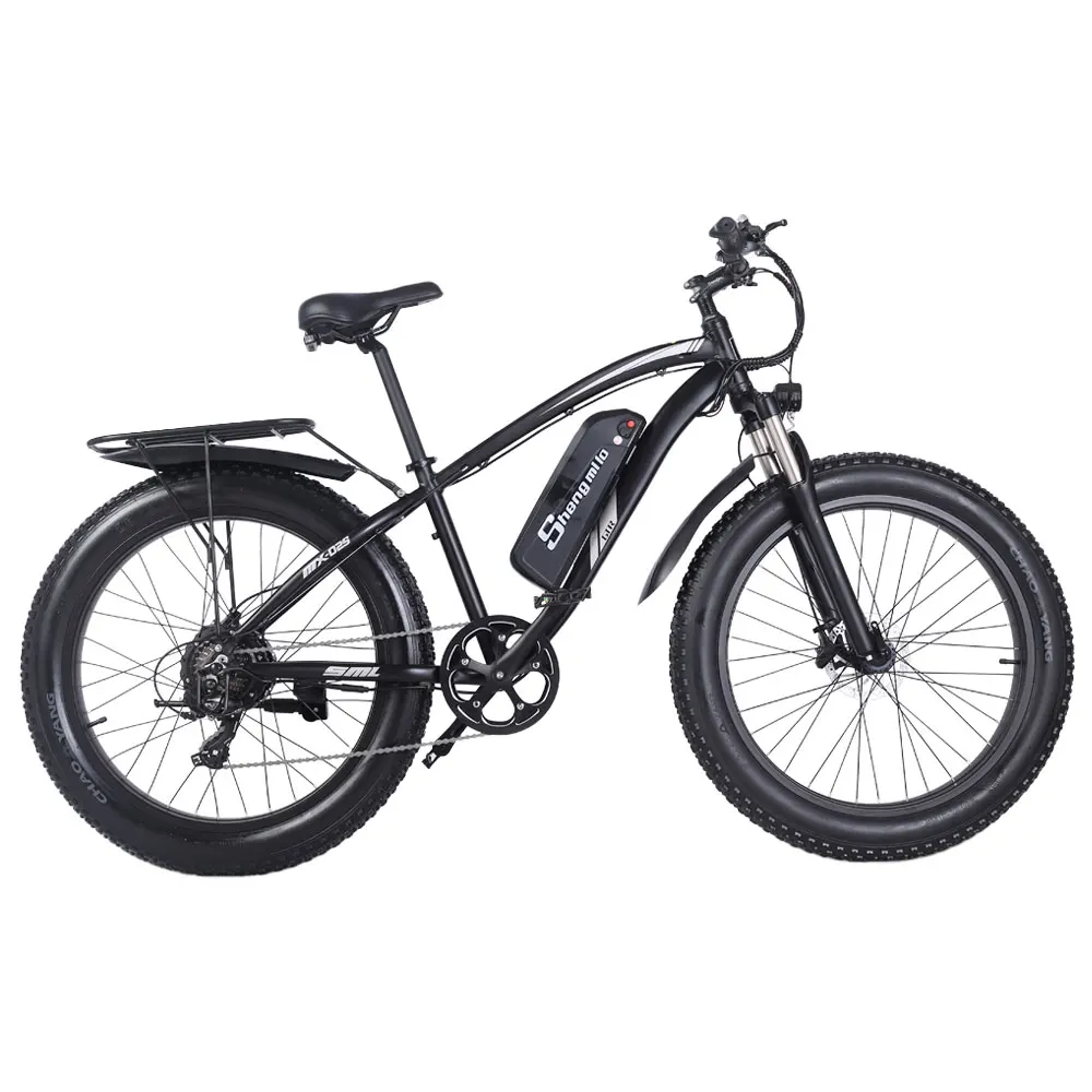 Shengmilo MX02S bici elettrica fat bike nera 48V 17Ah